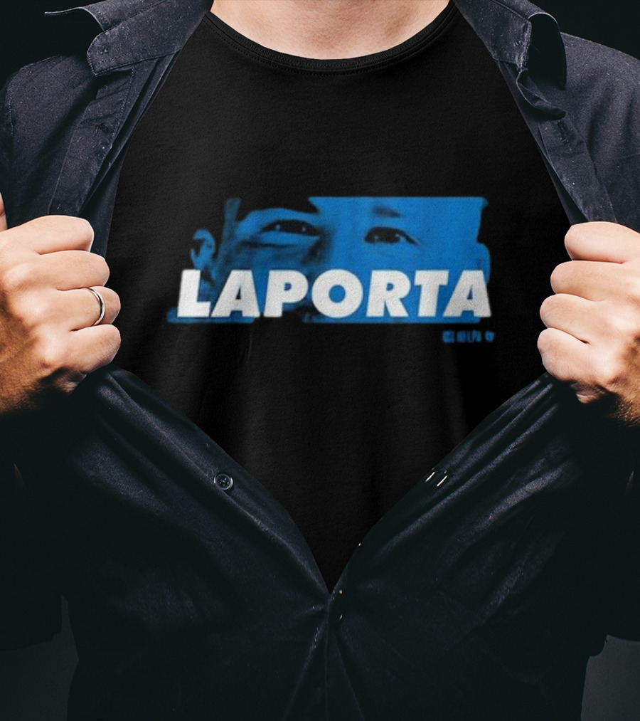 Laporta The Eyes Blue T-Shirt