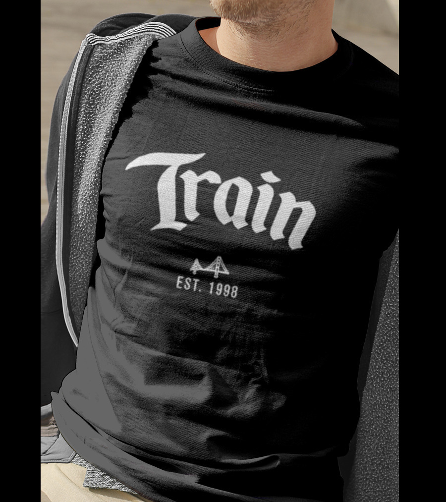 Train Est. 1998 Arch Logo With Bridge T-Shirt