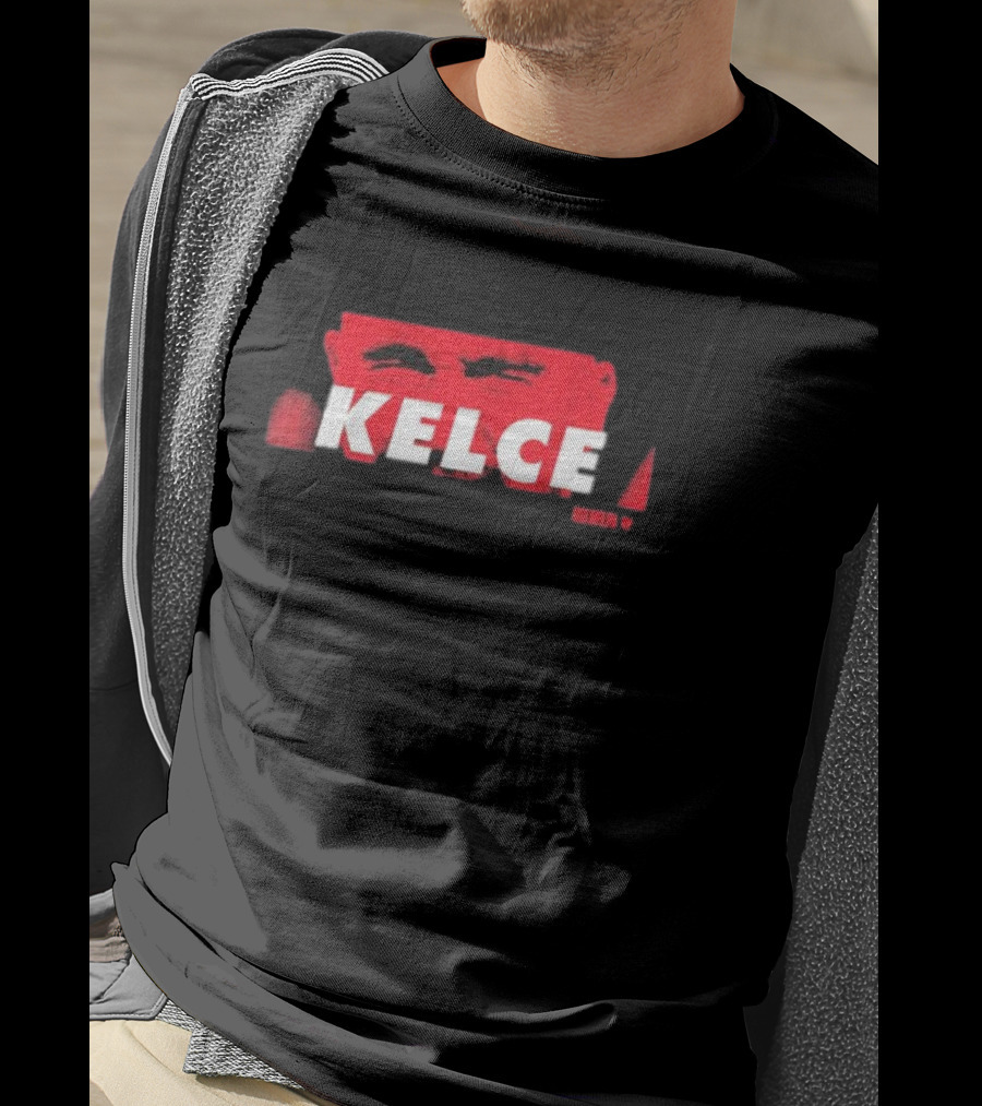 Kelce Red Eyes NFL Football T-Shirt