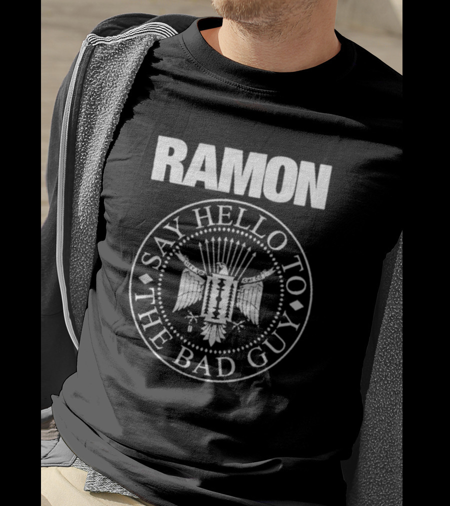 RAMON Say Hello To The Bad Guy Eagle Seal T-Shirt