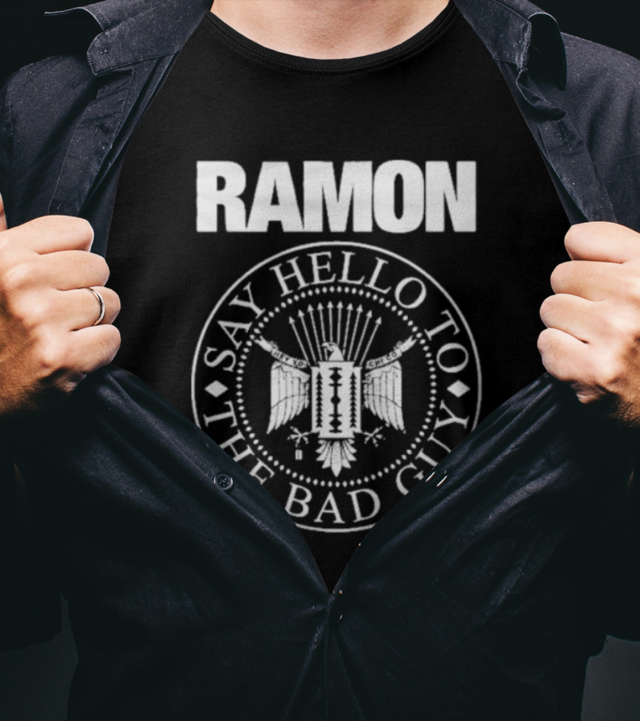 RAMON Say Hello To The Bad Guy Eagle Seal T-Shirt