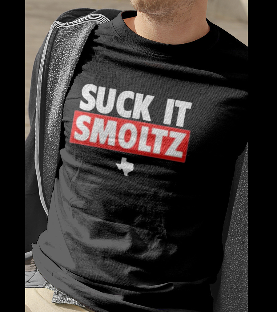 Rangers Nation Suck It Smoltz Texas Fan Shoutout T-Shirt