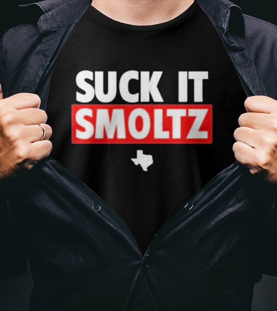 Rangers Nation Suck It Smoltz Texas Fan Shoutout T-Shirt