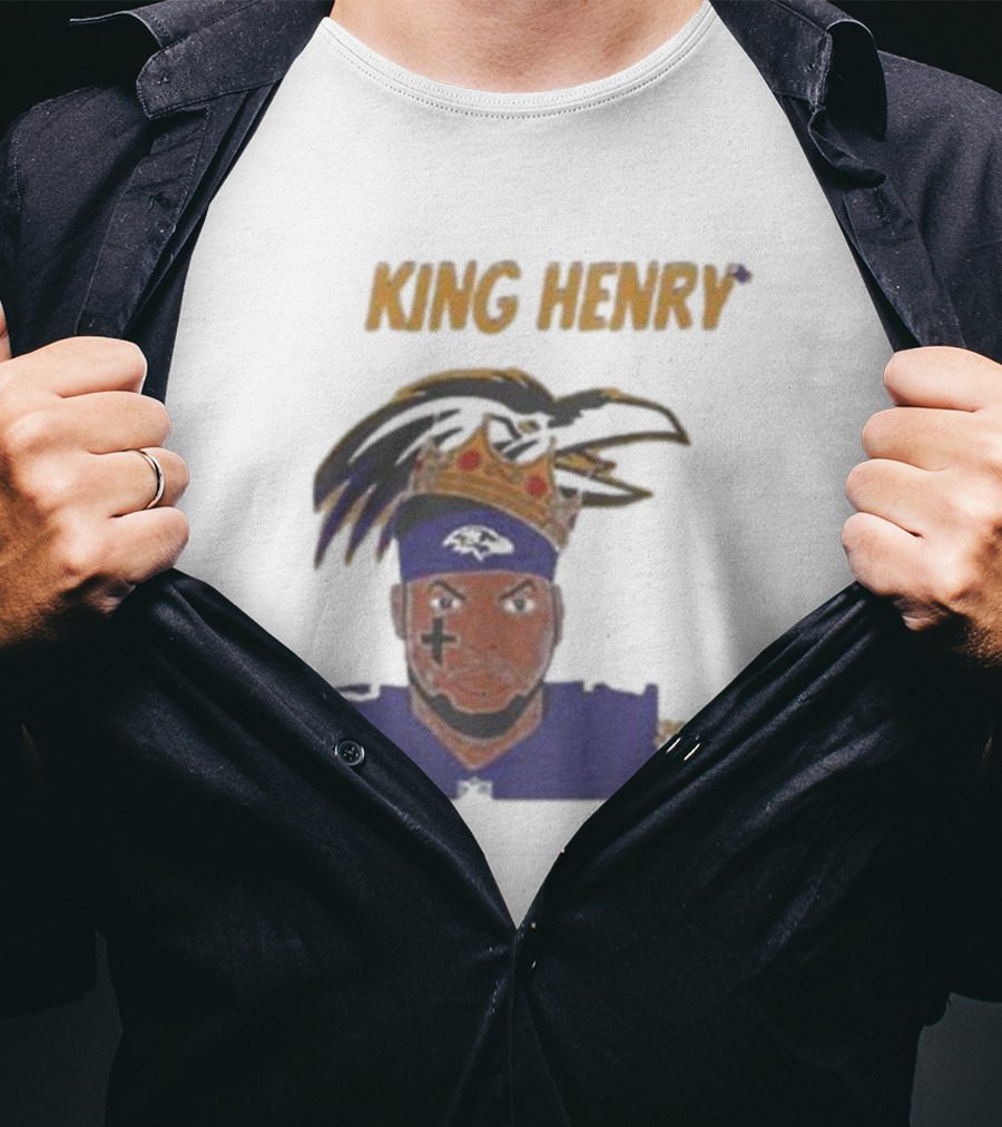 Ravens Football King Henry Baltimore NFL T-Shirt