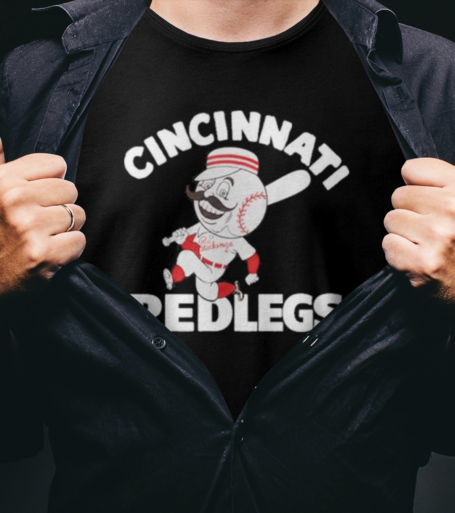 Cincinnati Redlegs Redsproblems Baseball Mascot T-Shirt