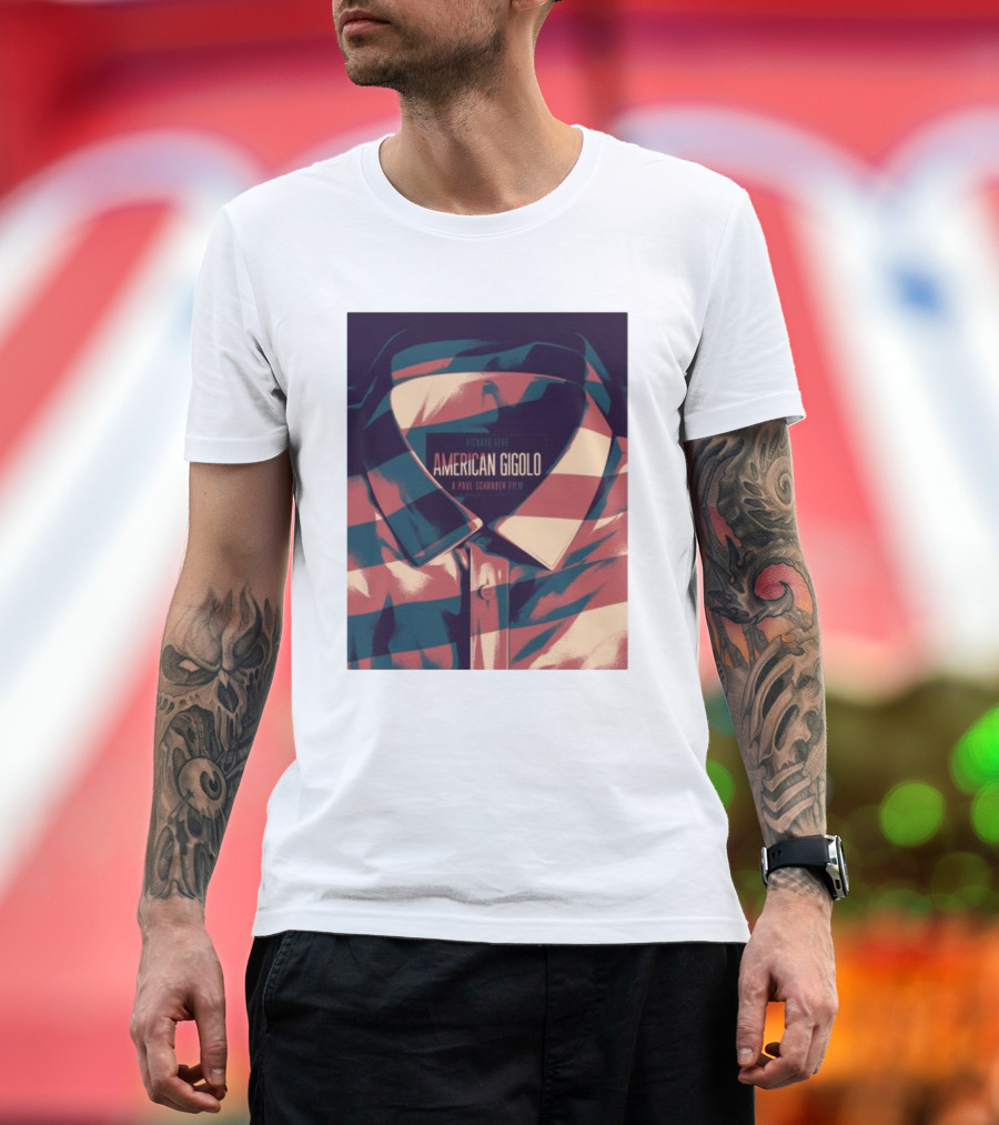Richard Gere American Gigolo A Paul Schrader Film Classic Collar T-Shirt
