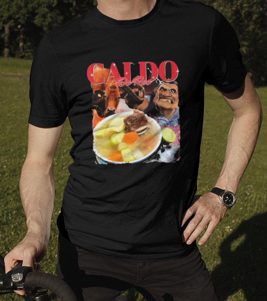 Caldo De Res Western Cowboy With Vegetable Soup T-Shirt