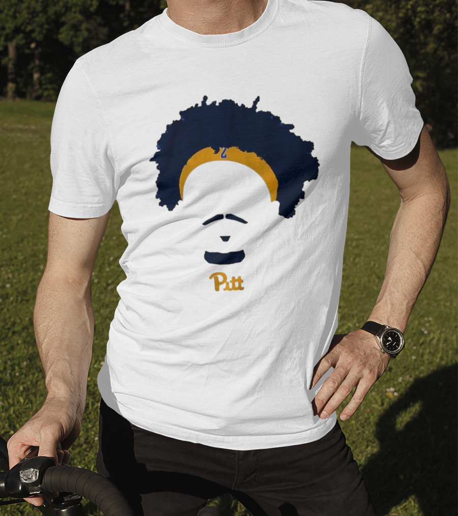 Pitt Basketball Blake Hinson Hair Headband Number 2 T-Shirt