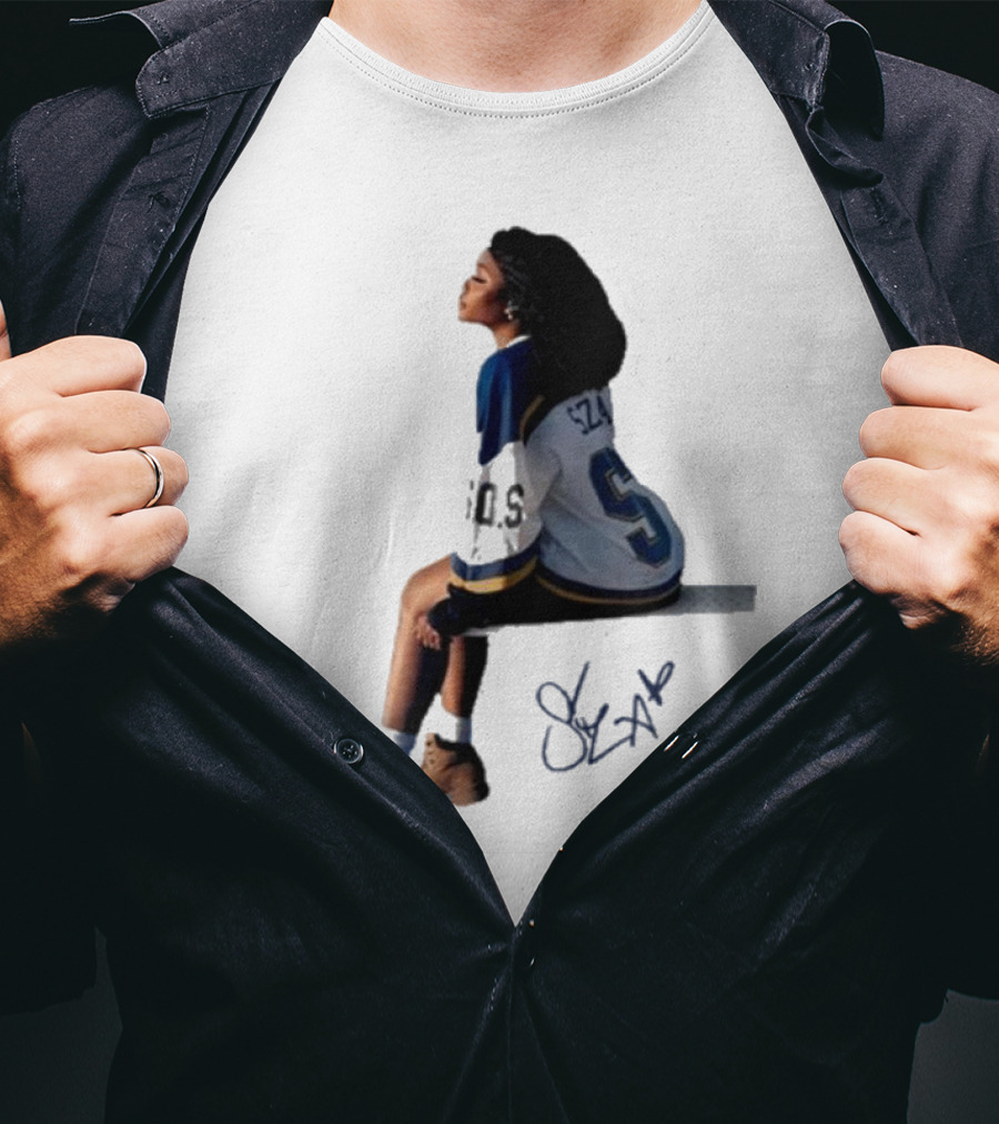 Sza Sos Signature Number 5 Sports T-Shirt