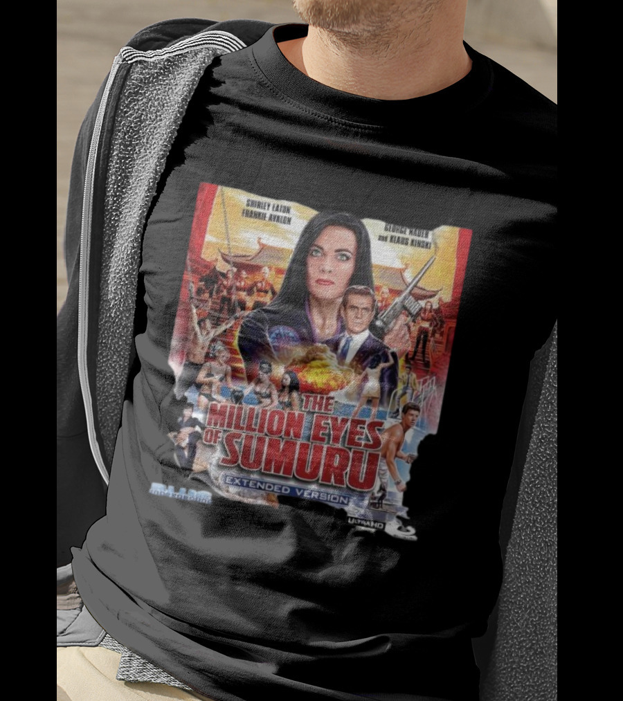 Shirley Eaton Frankie Avalon George Nader Klaus Kinski The Million Eyes Of Sumuru Extended Version Ultra HD Adventure T-Shirt
