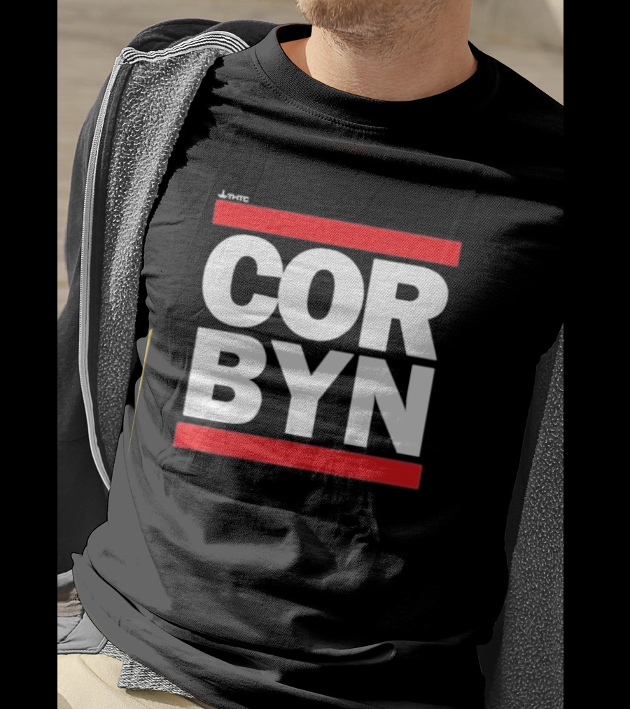 Thtc Corbyn Bold Red Framed Text T-Shirt