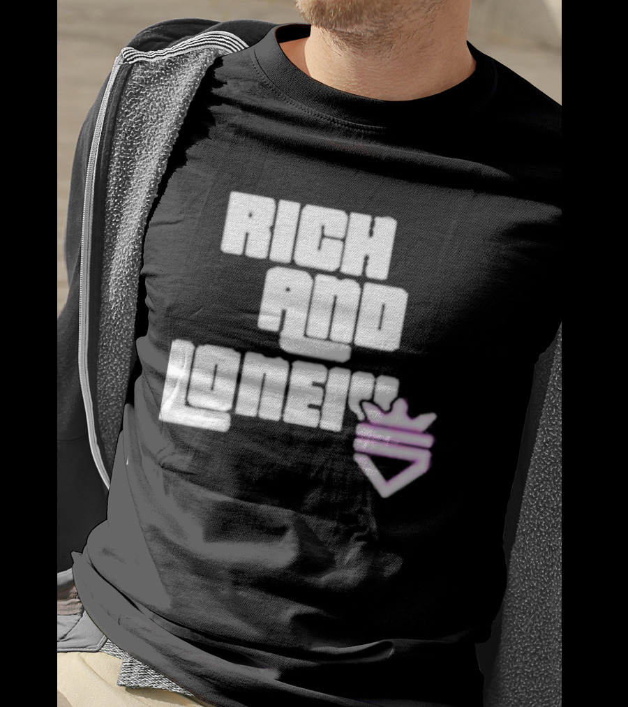 Optic Scump Rich And Lonely Rnl Wasted Miami Crown Graphics T-Shirt