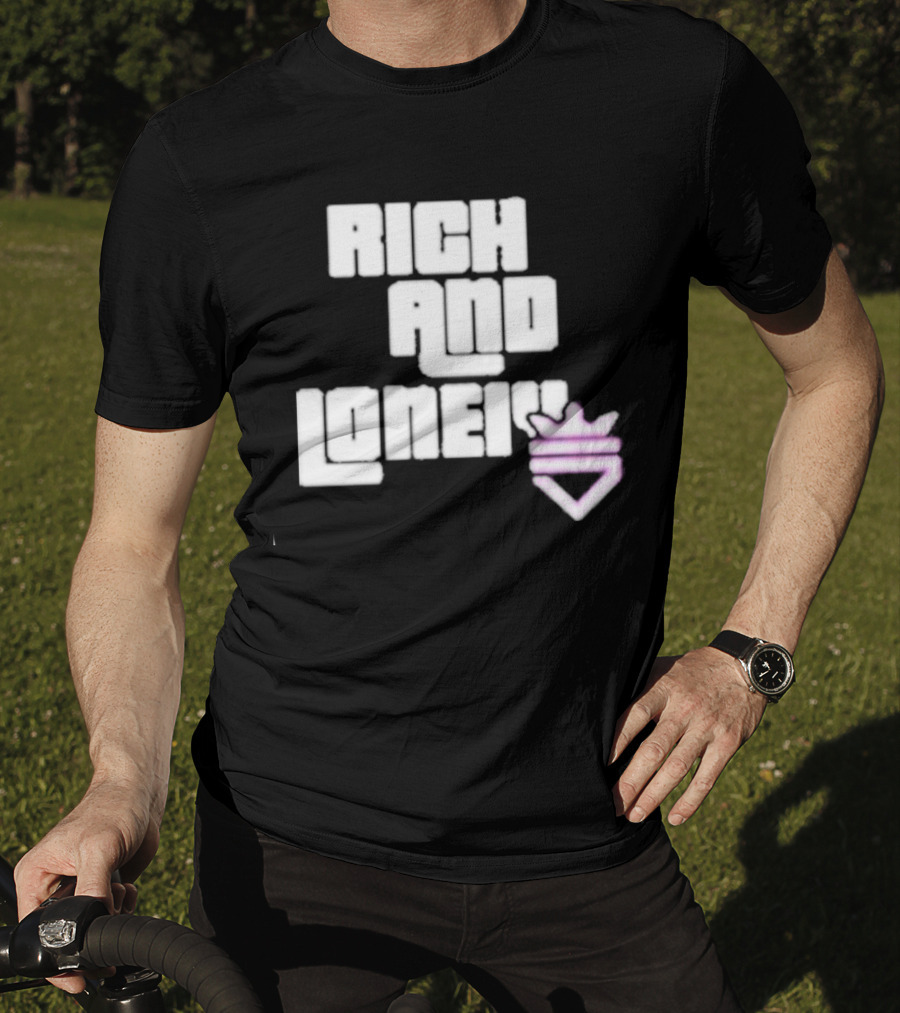 Optic Scump Rich And Lonely Rnl Wasted Miami Crown Graphics T-Shirt