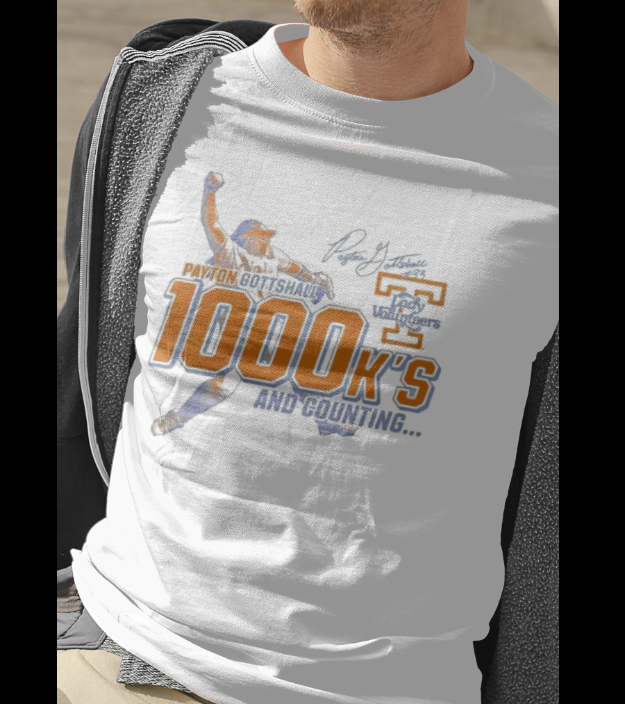 Payton Gottshall 1000 K’s And Counting Lady Volunteers T-Shirt