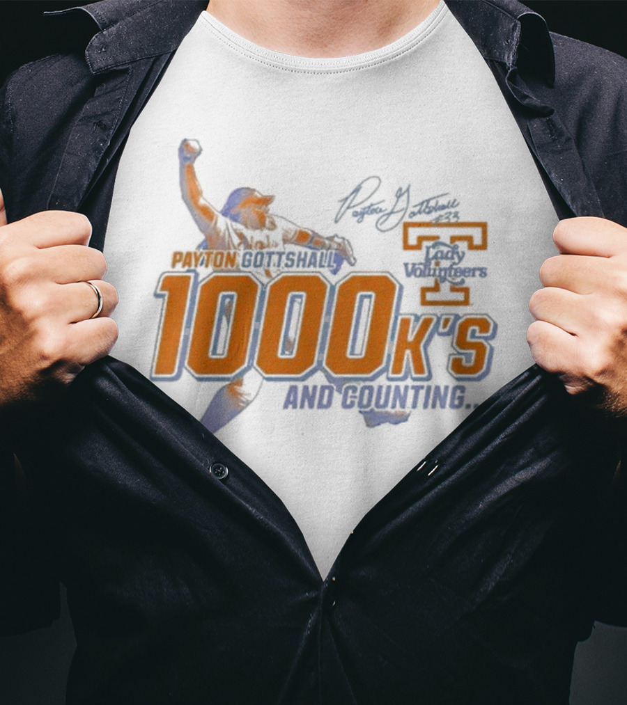 Payton Gottshall 1000 K’s And Counting Lady Volunteers T-Shirt