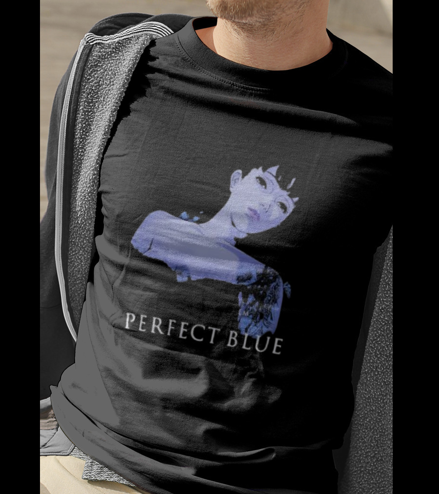 Perfect Blue Anime Figure Geeks Rule Collaboration Silkscreen Printing T-Shirt