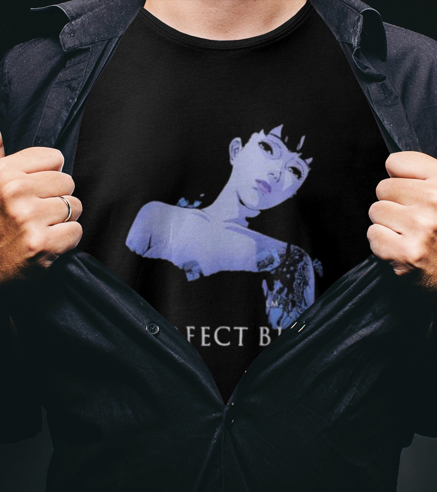 Perfect Blue Anime Figure Geeks Rule Collaboration Silkscreen Printing T-Shirt