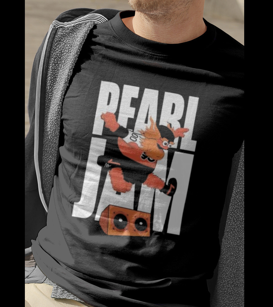 Philadelphia Flyers Gritty Pearl Jam Night T-Shirt