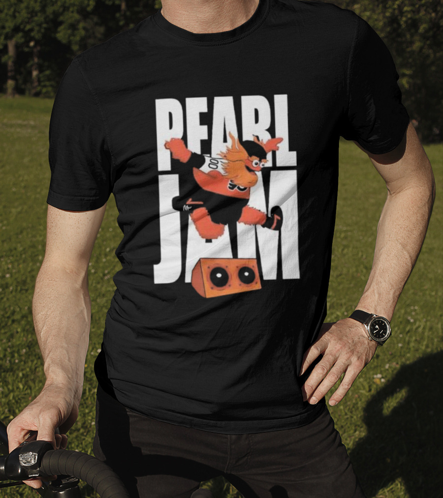 Philadelphia Flyers Gritty Pearl Jam Night T-Shirt