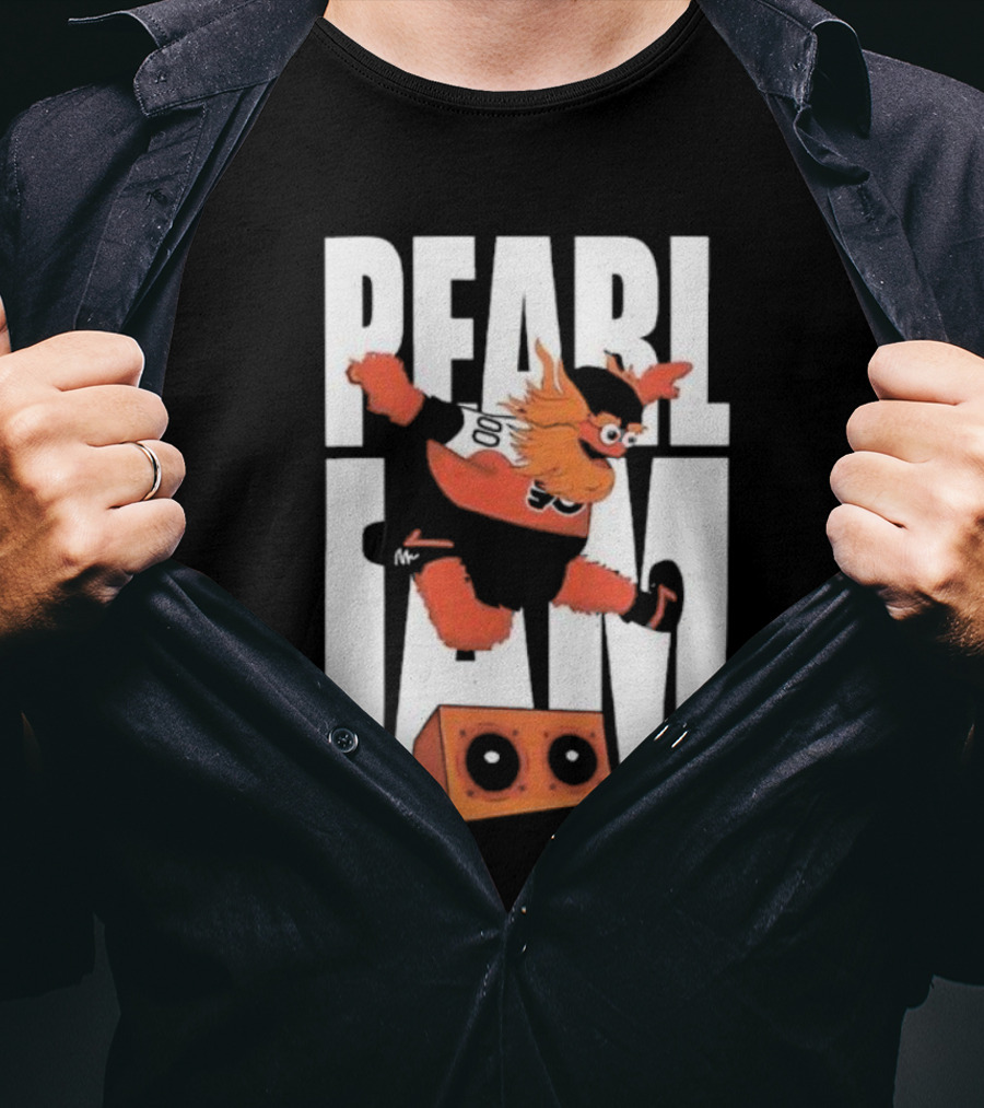 Philadelphia Flyers Gritty Pearl Jam Night T-Shirt
