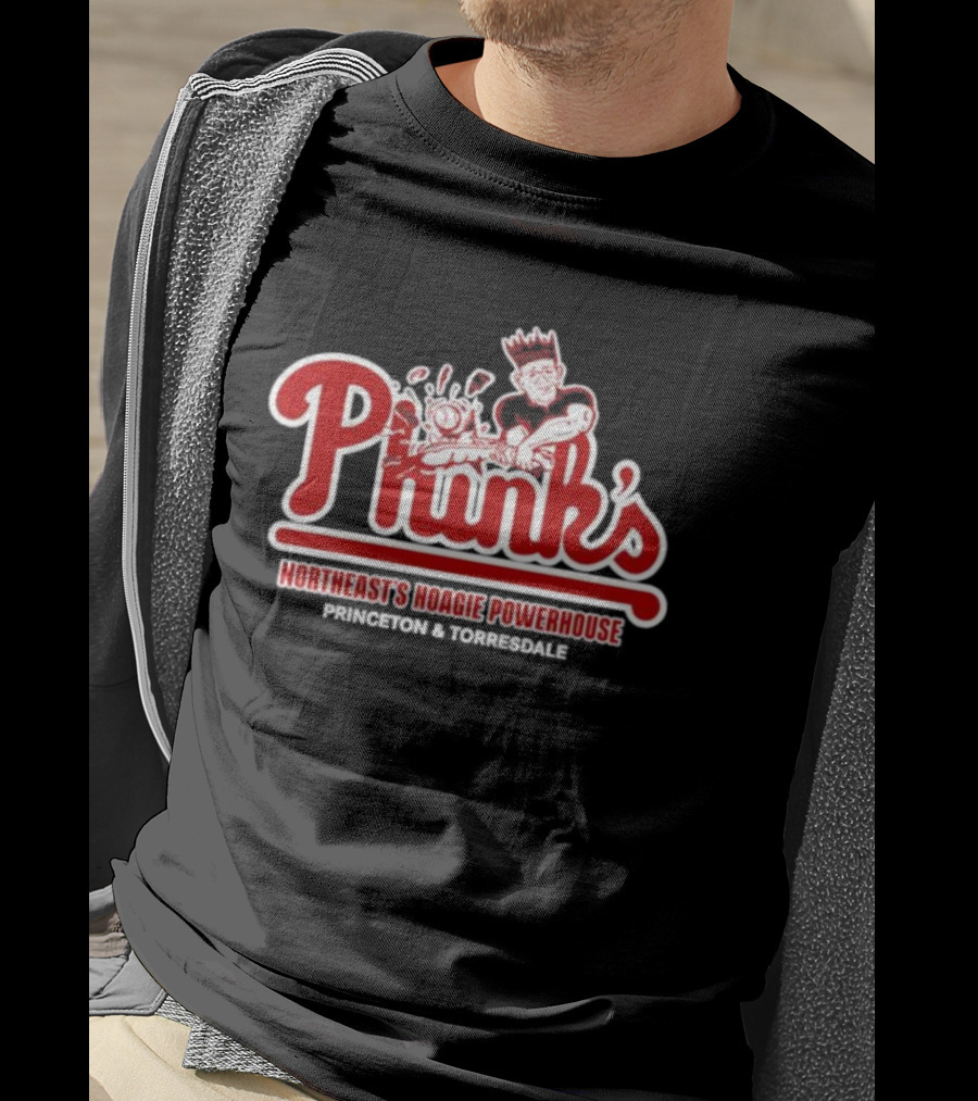 Phink's Northeast's Hoagie Powerhouse Princeton And Torresdale Logo With Chef T-Shirt