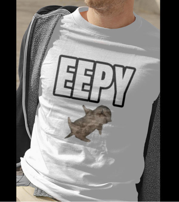 Sillyteestudio Eepy Relaxed Cat Image T-Shirt