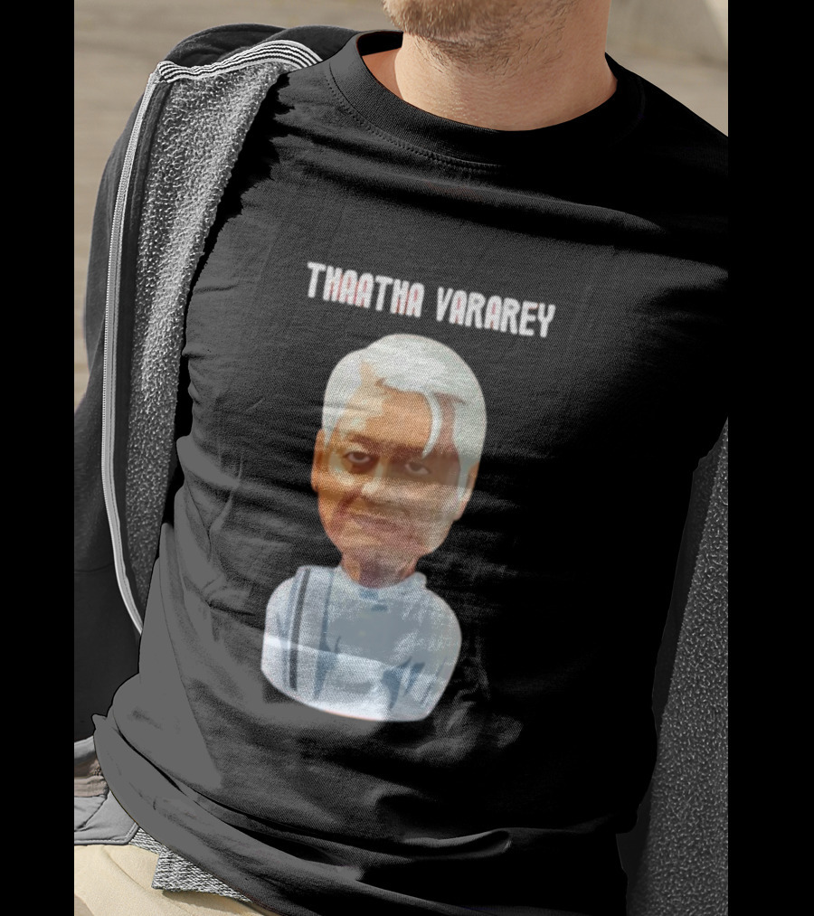 Thaatha Vararey Vintage Style Caricature T-Shirt