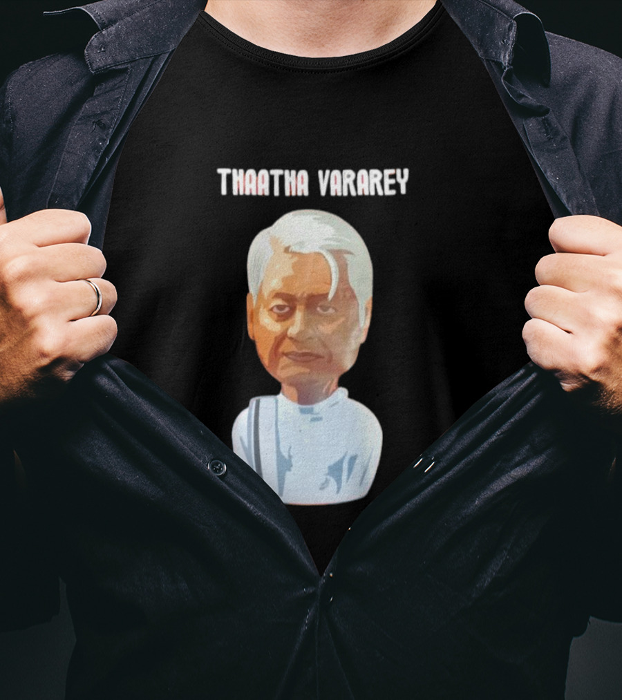 Thaatha Vararey Vintage Style Caricature T-Shirt