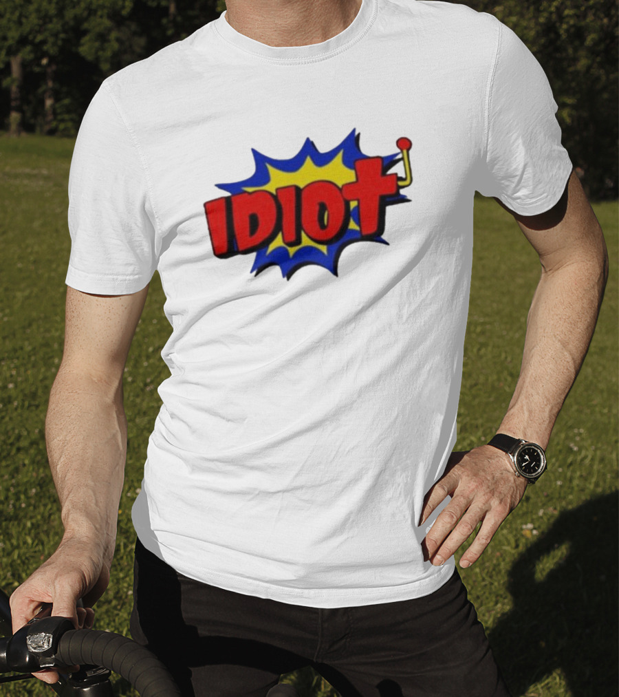 Vegasmatt Idiot Comic Pop Art Style Explosion T-Shirt