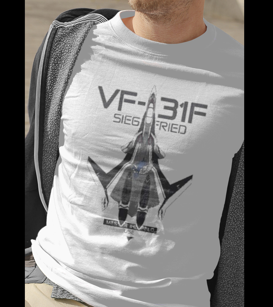 VF-31F Siegfried Macross Delta Valkyrie Fighter Jet T-Shirt