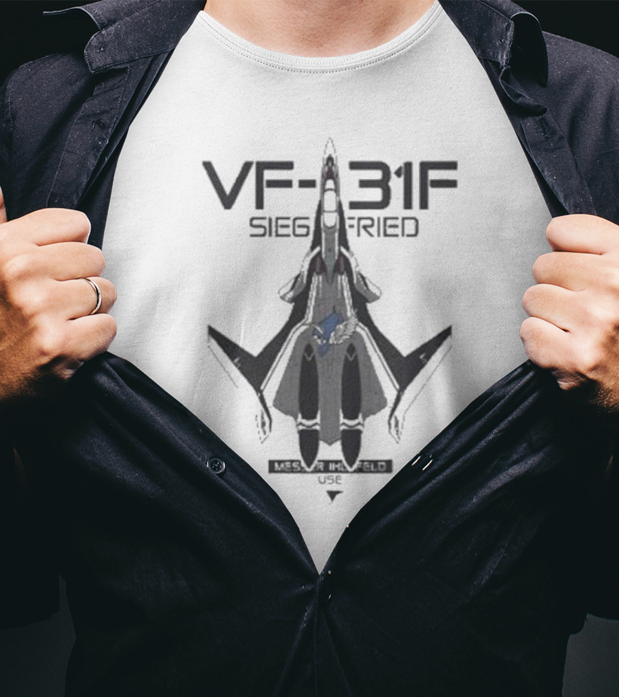 VF-31F Siegfried Macross Delta Valkyrie Fighter Jet T-Shirt