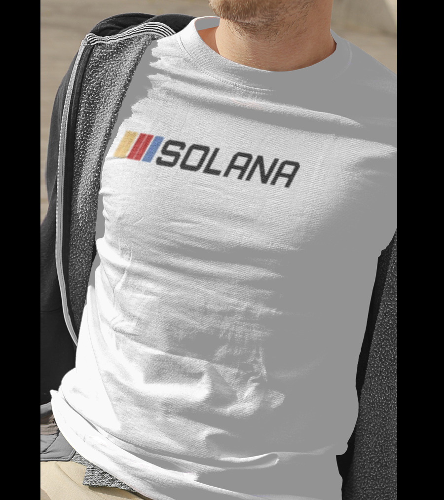 Jakey Wearing Solana With Racing Stripes T-Shirt