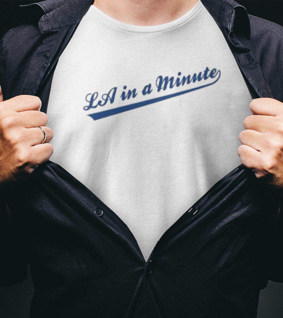 LA In A Minute Baseball Dodgers T-Shirt