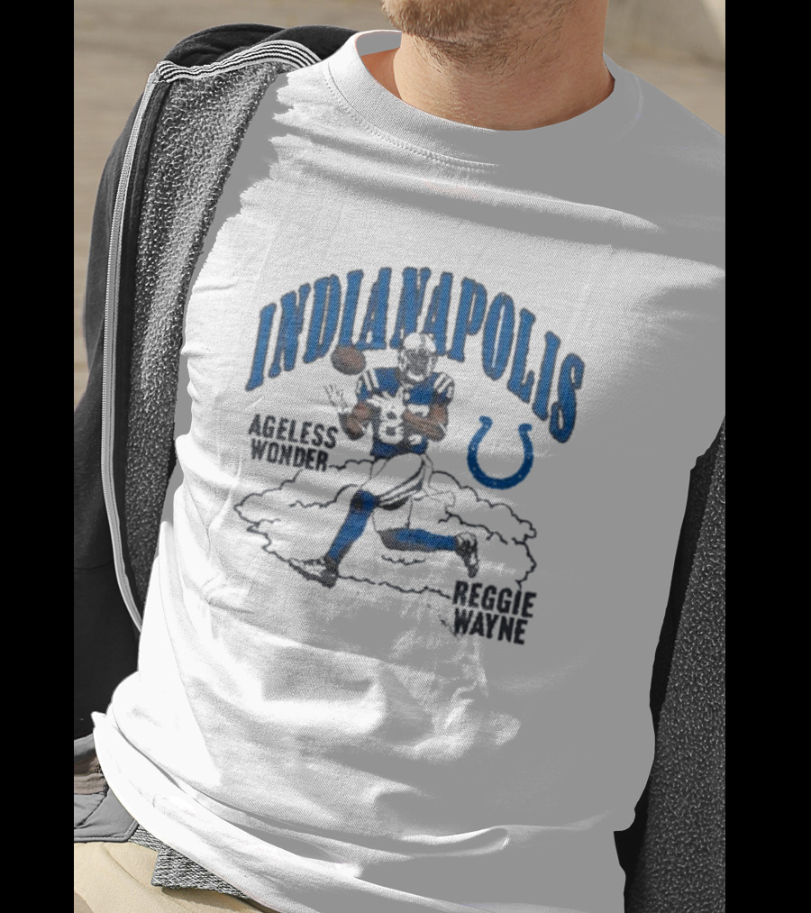 Indianapolis Ageless Wonder Reggie Wayne Colts T-Shirt