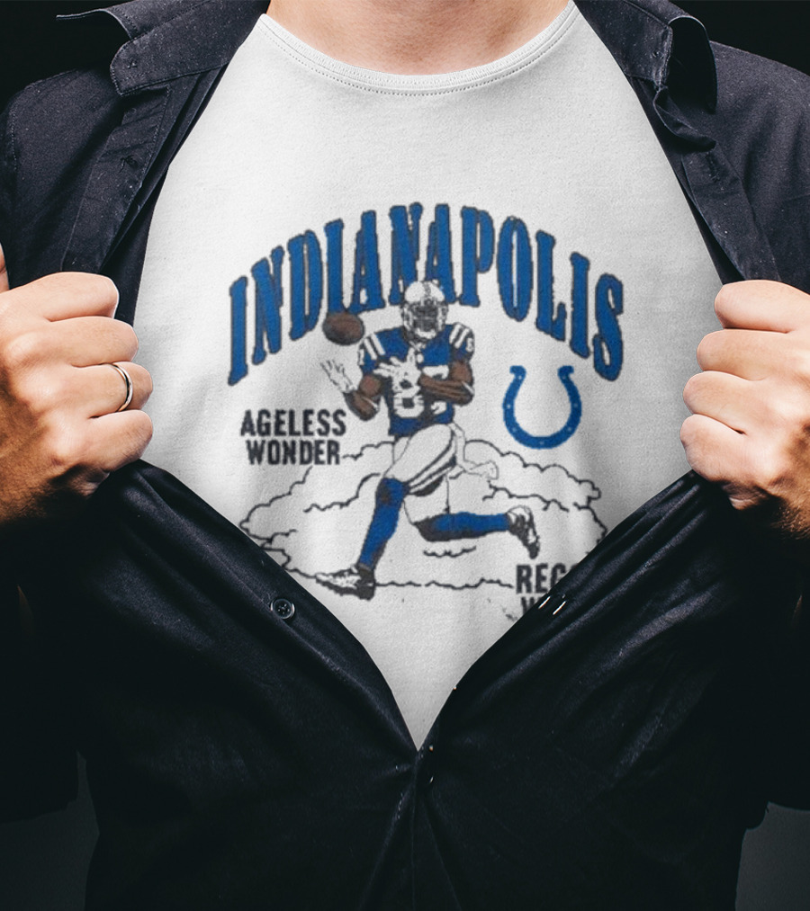 Indianapolis Ageless Wonder Reggie Wayne Colts T-Shirt