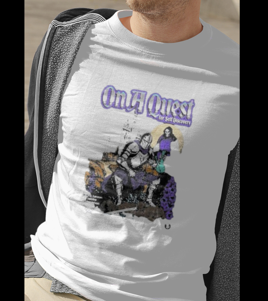 On A Quest For Self Discovery Knight And Castle Adventure T-Shirt