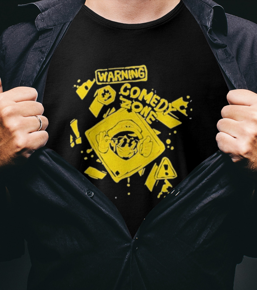 Warning SMG4 Comedy Zone T-Shirt
