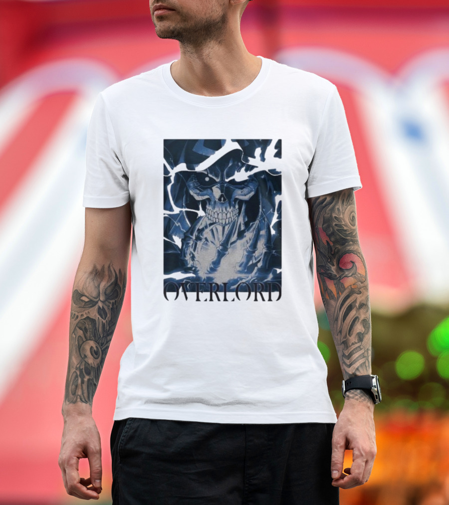 Overlord Ainz Ooal Gown Skeleton King Lightning Aura T-Shirt