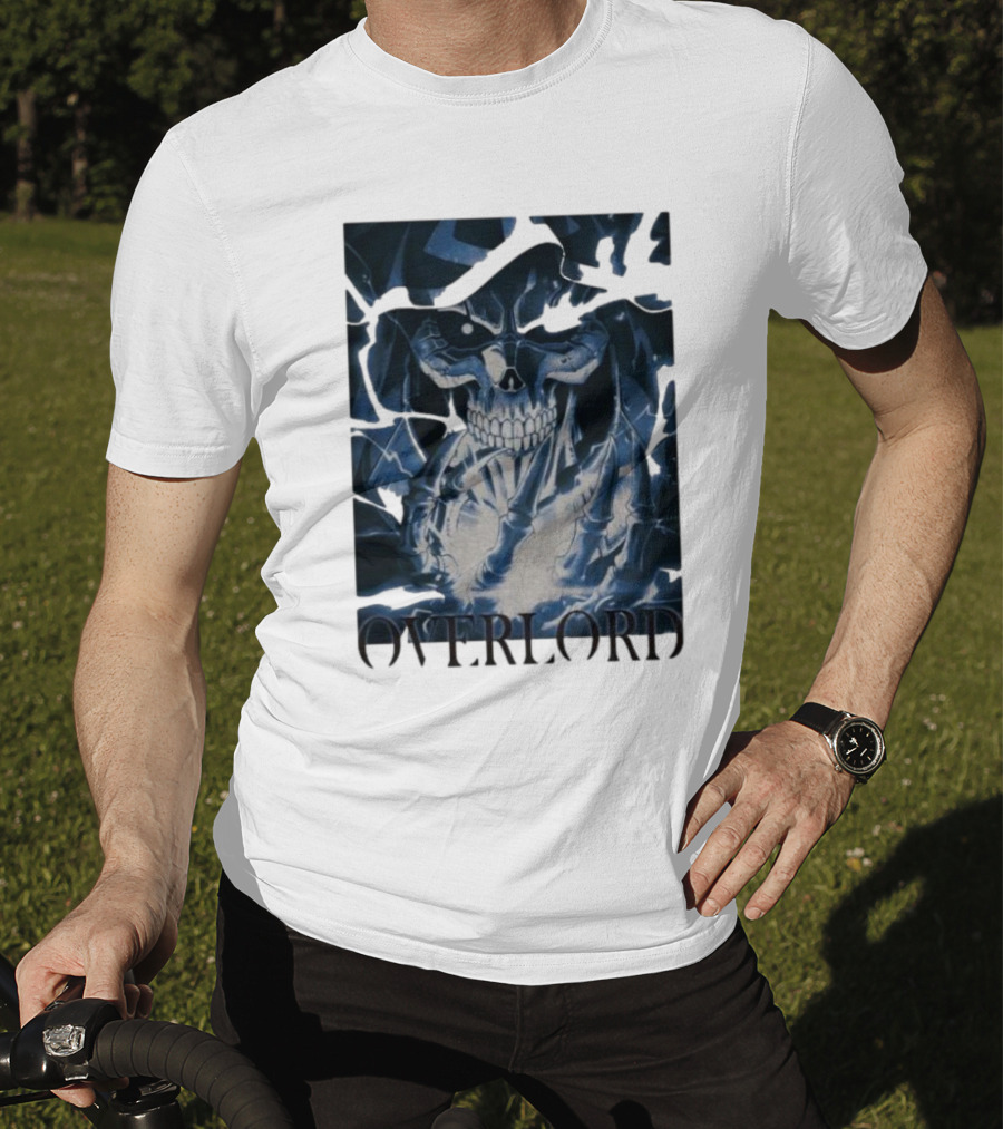 Overlord Ainz Ooal Gown Skeleton King Lightning Aura T-Shirt