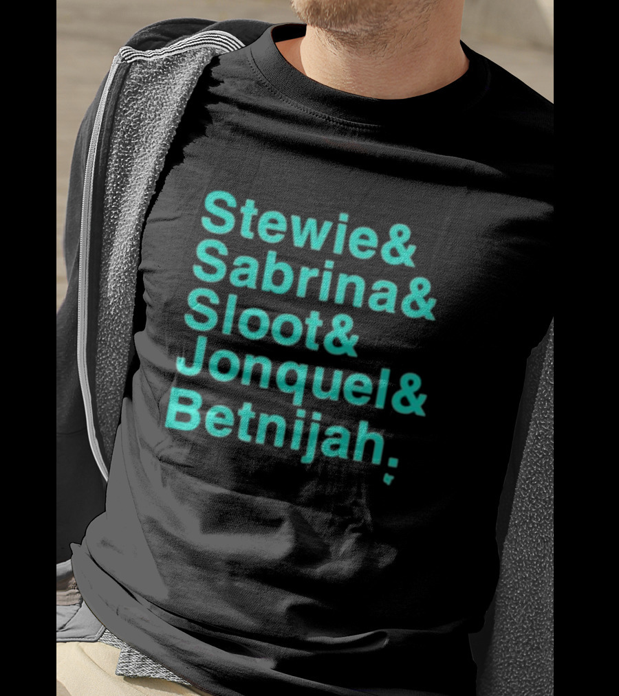 Stewie Sabrina Sloot Jonquel Betnijah Basketball Stars Names T-Shirt