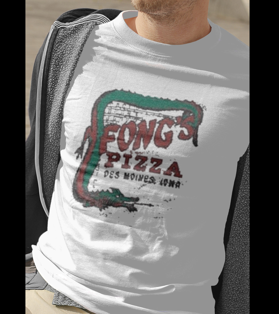 Fong's Pizza Des Moines Iowa Retro T-Shirt