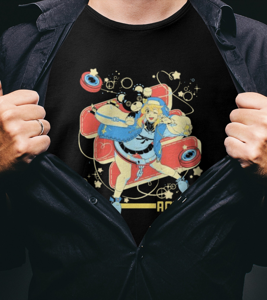 Guilty Gear Bridget AO Eighty Sixed Star Background T-Shirt
