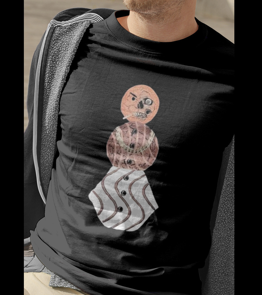 Halloween Snackman Cookie Skeleton Costume T-Shirt