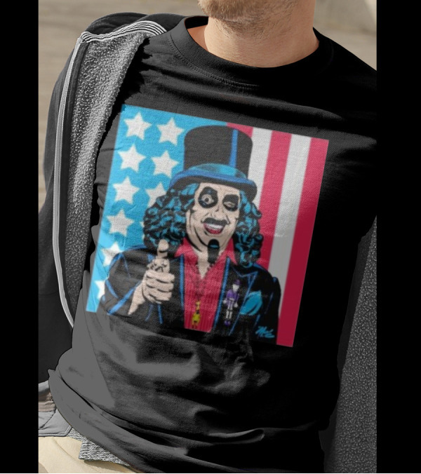 Happy 4th Of July Thanks To My Pal Mitch Oconnell Stars And Stripes Cartoon Character T-Shirt