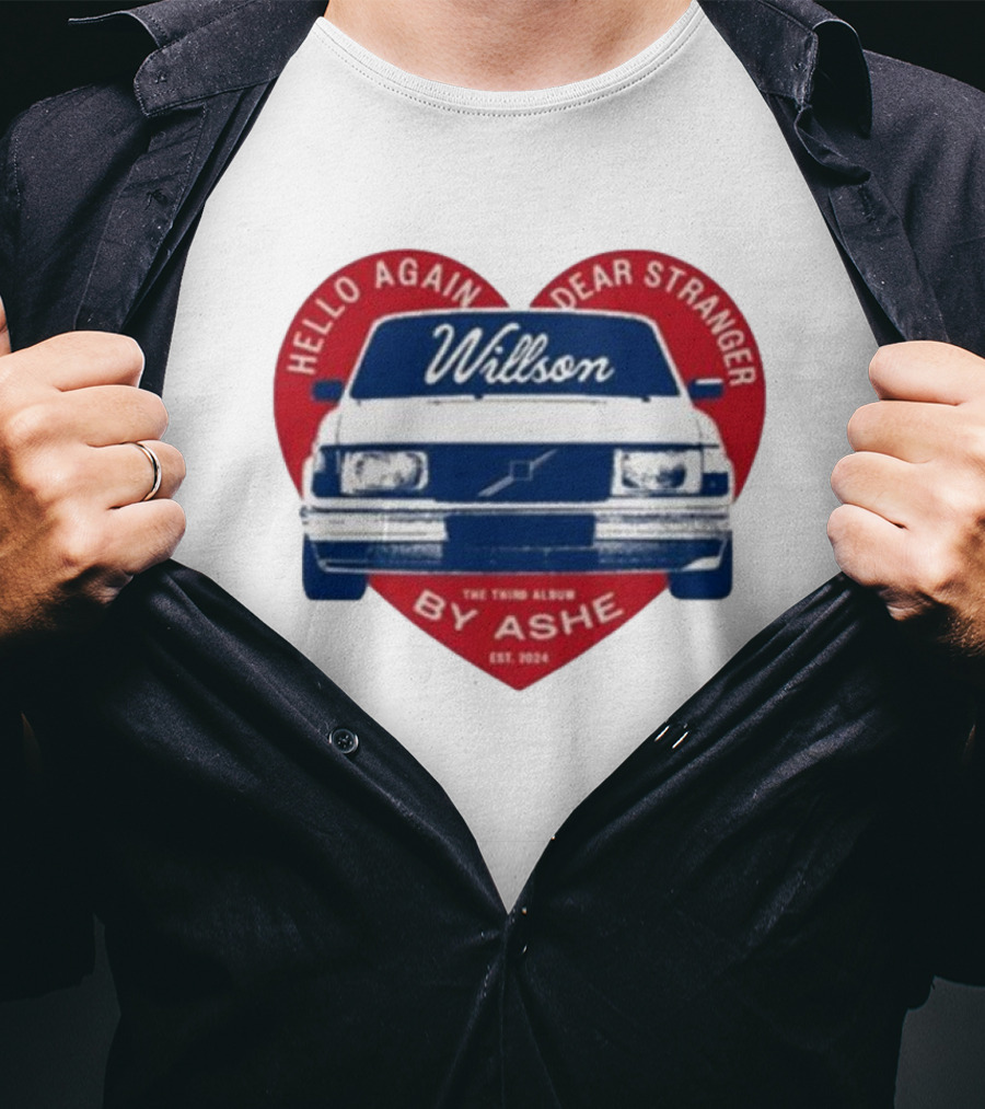 Hello Again Dear Stranger Willson Car The Third Album By Ashe Est. T-Shirt
