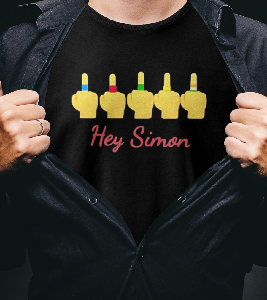 Hey Simon Finger Gesture Toy Color Sequence T-Shirt