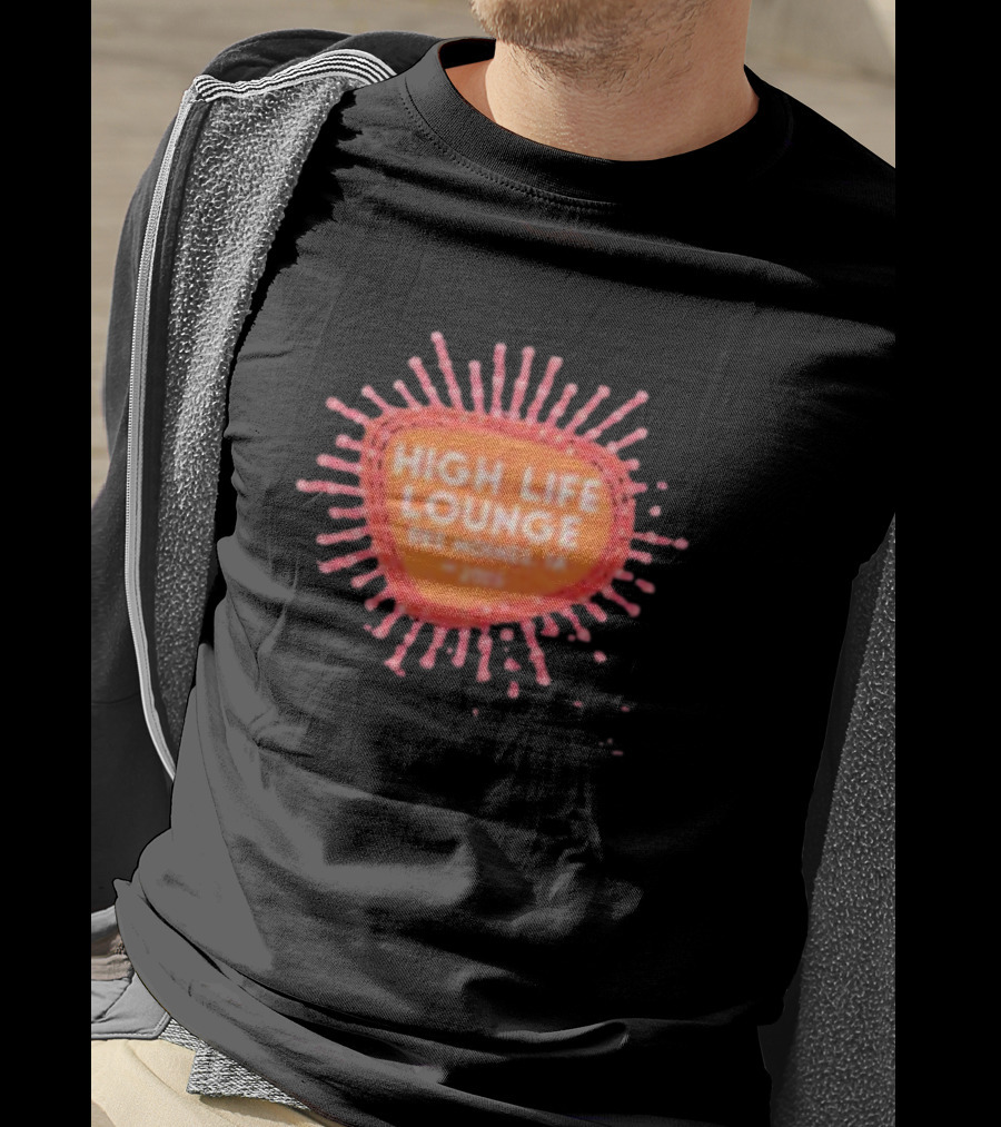 High Life Lounge Des Moines IA 1973 Vintage T-Shirt