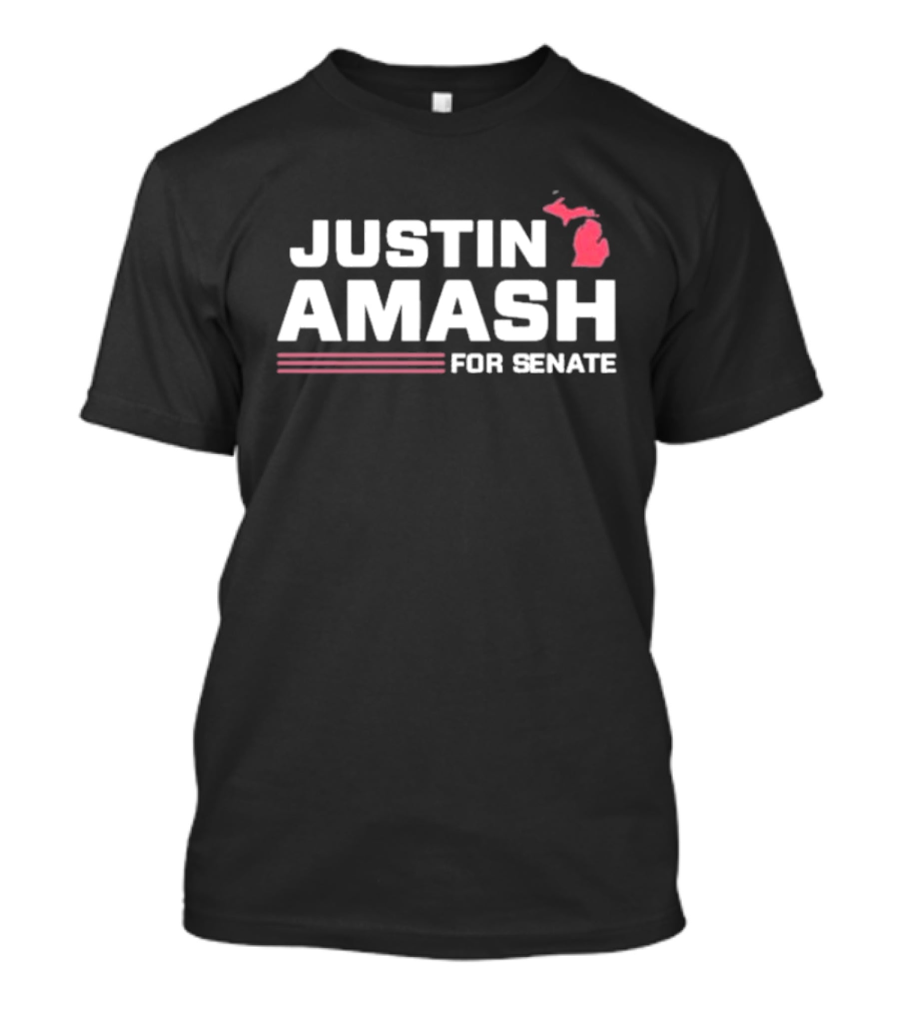 Justin Amash For Senate Michigan Map T-Shirt