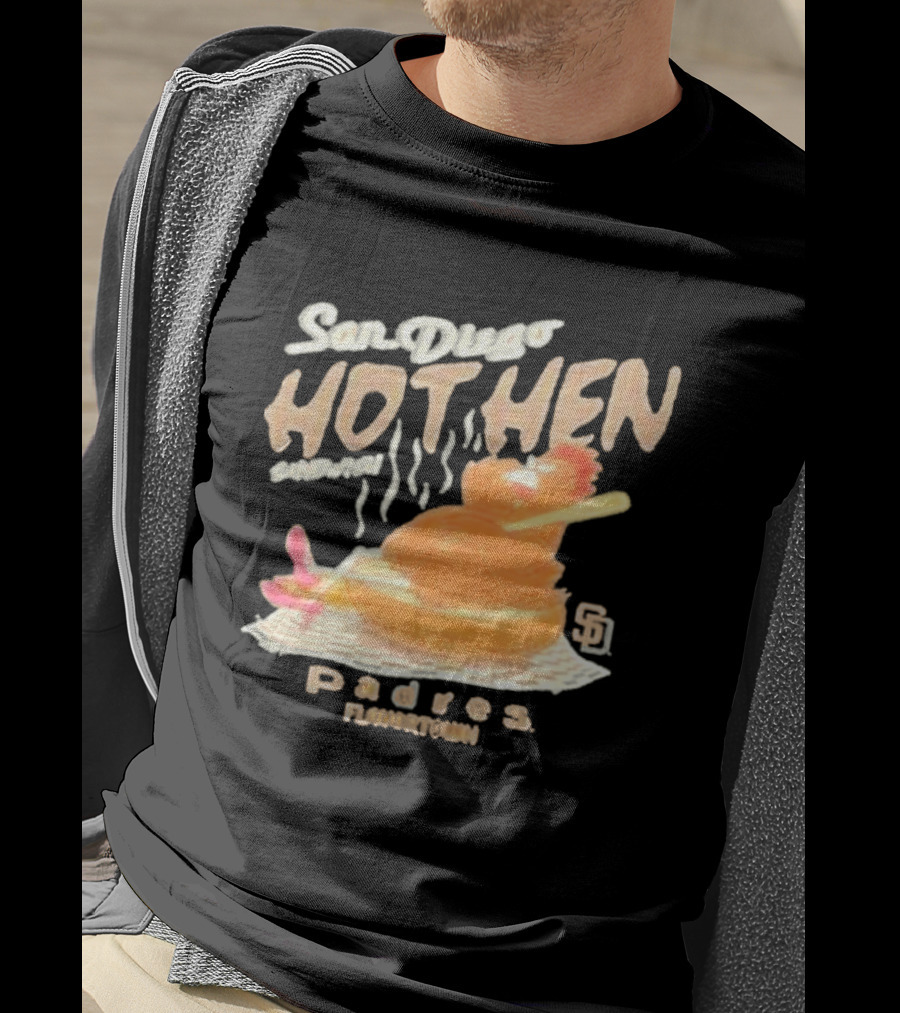 San Diego Hot Hen Sandwich Padres Flavortown MLB T-Shirt
