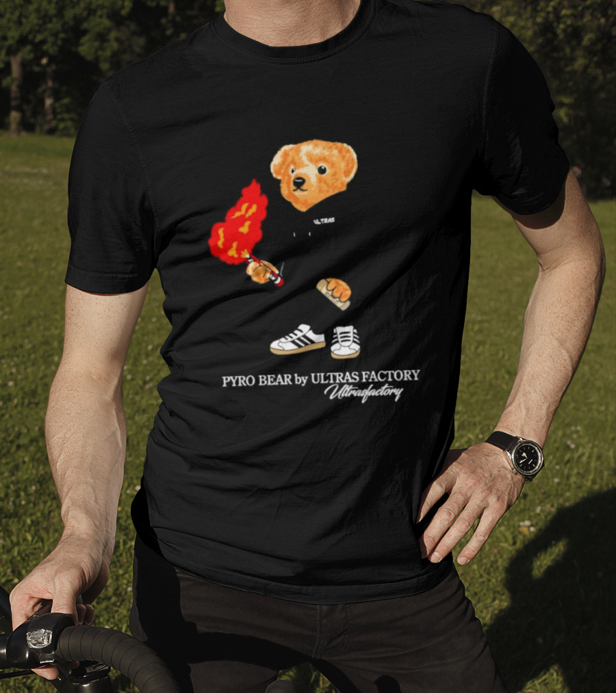 PYRO BEAR Ultras Factory Ultrasfactory Shoes Flame T-Shirt